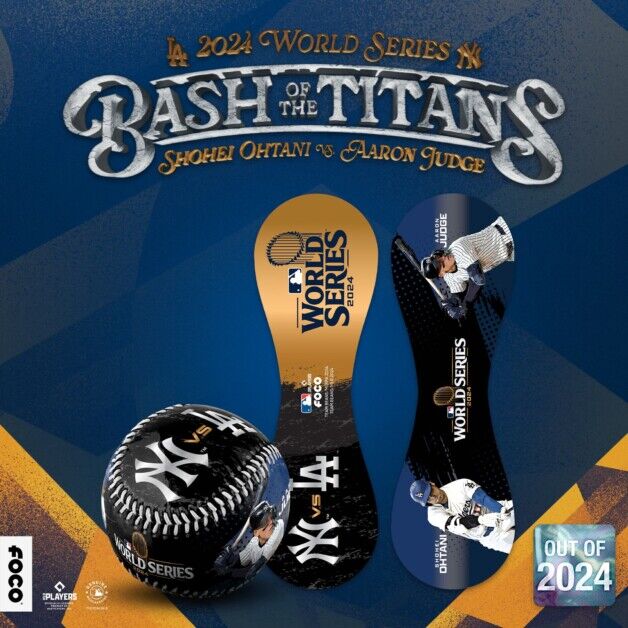 Aaron Judge, Shohei Ohtani, FOCO, 2024 World Series Aaron Judge, Shohei Ohtani, FOCO, 2024 World Series