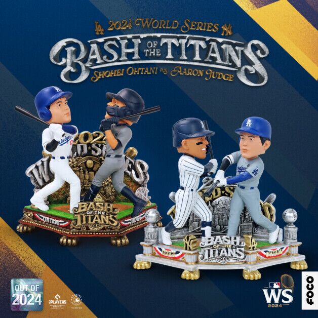 Aaron Judge, Shohei Ohtani, FOCO, 2024 World Series Aaron Judge, Shohei Ohtani, FOCO, 2024 World Series