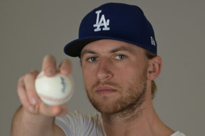 Michael Kopech, Dodgers photo day, 2025 Spring Training