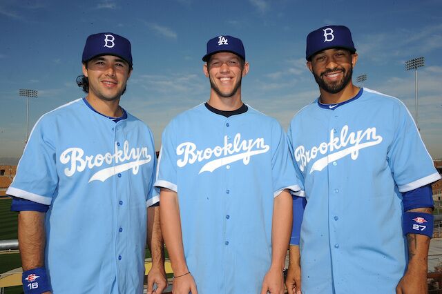Andre Ethier, Clayton Kershaw, Matt Kemp, Brooklyn jerseys Andre Ethier, Clayton Kershaw, Matt Kemp, Brooklyn jerseys