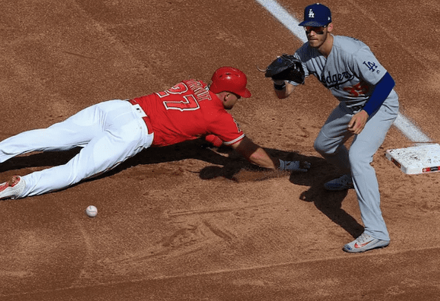 Los Angeles Dodgers All-Star Cody Bellinger and Los Angeles Angels center fielder Mike Trout