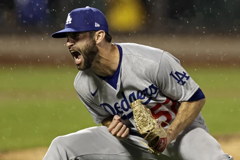Jake Reed, Dodgers win