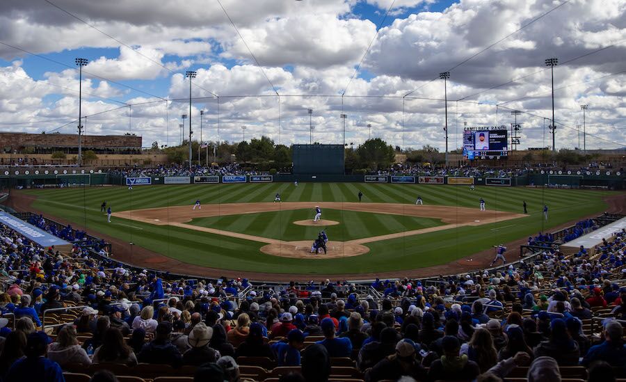 Camelback Ranch view, 2023 Spring Training