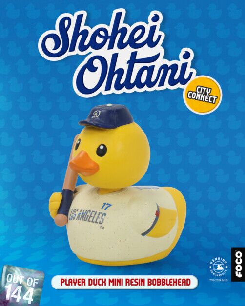 Shohei Ohtani, Dodgers City Connect, FOCO duck