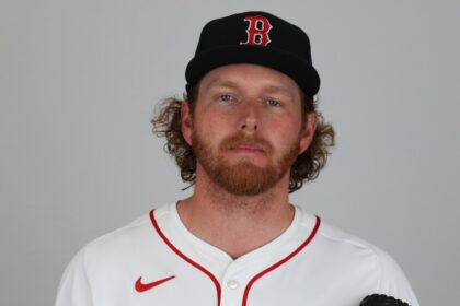 Noah Davis, Red Sox photo day, 2025 Spring Training