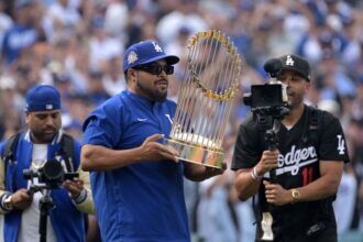 Ice Cube, 2024 World Series trophy, Opening Day 2025