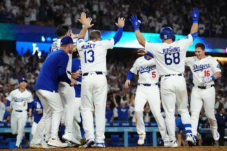 Max Muncy, Andy Pages, Dalton Rushing, Freddie Freeman, Will Smith, Dodgers walk-off win