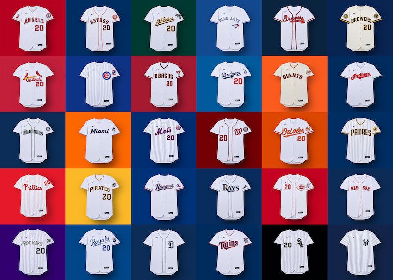 Official images of all 30 MLB jerseys designed by Nike