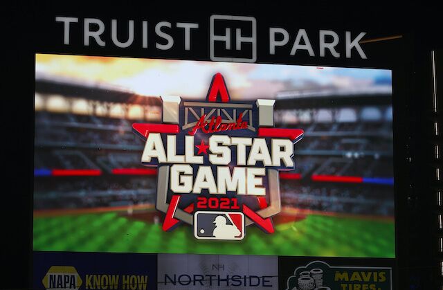 2021 MLB All-Star Game logo, Atlanta Braves, Truist Park