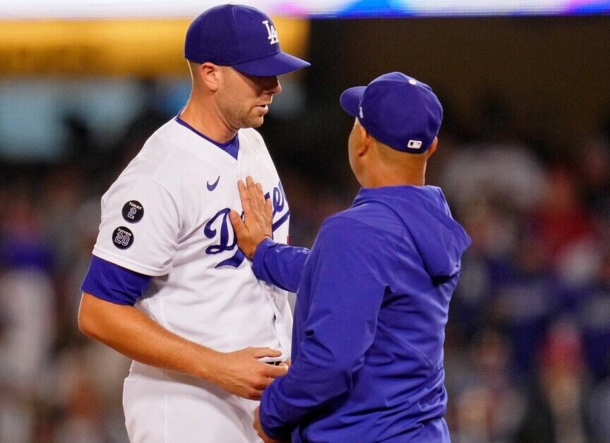 Dave Roberts, Blake Treinen, pitching change, 2021 National League Wild Card Game