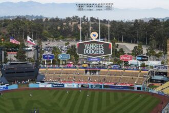Dodger Stadium view, 2024 World Series