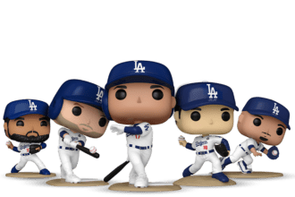 Funko POP! Los Angeles Dodgers 2024 World Series Champions 5-Pack, Shohei Ohtani, Mookie Betts, Freddie Freeman, Teoscar Hernández, Yoshinobu Yamamoto