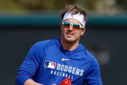 Kiké Hernández, Dodgers workout, 2025 Dodgers Spring Training