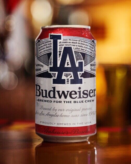 Dodgers can, Budweiser