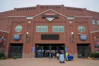 Chickasaw Bricktown Ballpark entrance