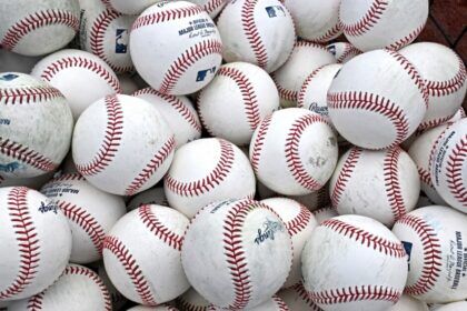 General view baseballs