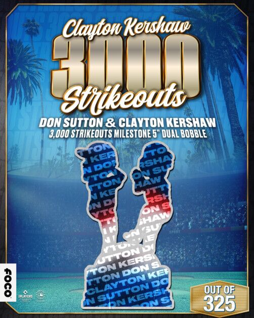 Don Sutton, Clayton Kershaw bobblehead, FOCO
